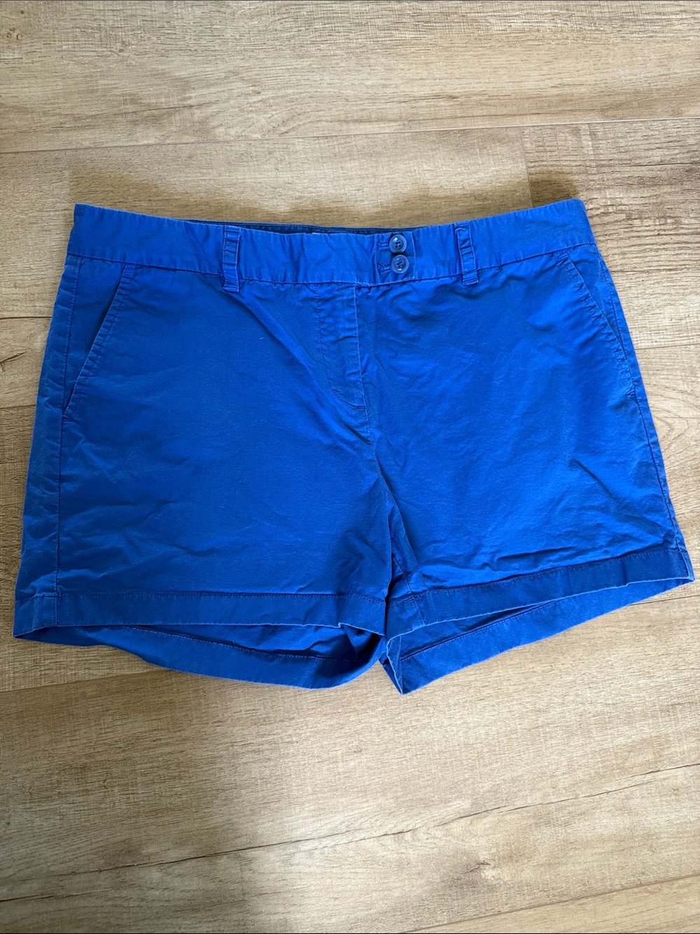Vineyard Vines Bright Blue Button-Waist Shorts - Picture 5 of 7